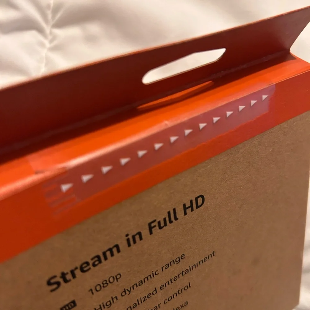 Amazon Fire TV Stick HD in Black and Orange Packaging - Picture 3 of 3